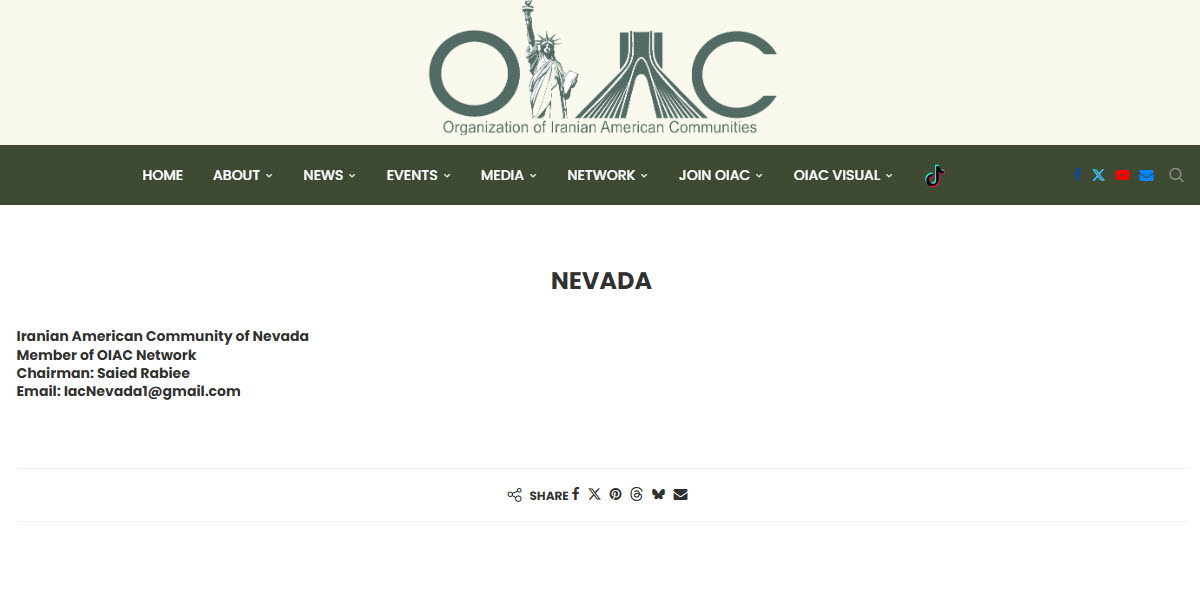 Iranian American Community of Nevada