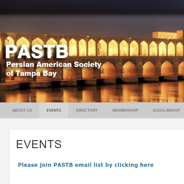 Persian American Society of Tampa Bay - Iranian organization in Tampa FL